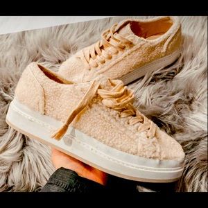 Zara Teddybear Platform Sneakers